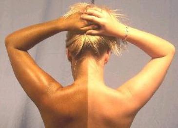 spray tan result